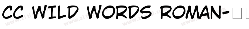 CC WILD WORDS ROMAN字体转换